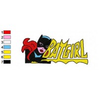 BatWoman Embroidery Design 1